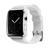 HelloPet X6 Curved Screen Smart Watch Intelligent Plug-in Card Internet Bluetooth Photograph Telephone Smart Watch (White)