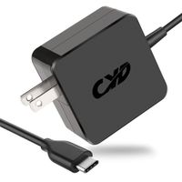 CYD 65W USB-C Type-C Replacement for Laptop-Charger Lenovo Yoga 720-13ikb 910-13ikb Spectre x360 13 Elite x2 x2 12-a001dx 12-a001tu dell xps 13-9365 hka30nm150 la45nm150 12 9250 asus 3 ux390 ux390u