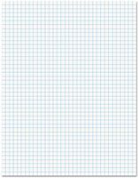 Universal 20631 Economy Ruled Writing Pads, Quadrille, 8 1/2-Inch X 11 3/4-Inch, White,50 Sheets,1 dozen