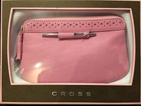 CROSS Breast Cancer Awareness Pink Leather Pouch and Mini Pen Set