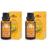Ownest 2 Pack Ginger Massage Oil,100% PURE Natural Lymphatic Drainage Ginger Oil,SPA Massage Oils,Repelling Cold and Relaxing Active Oil-30ml