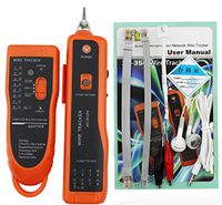 SUNKEE High Quality RJ11 RJ45 Cat5 Cat6 Network LAN Ethernet Phone Telephone Cable Toner Wire Tracker Tracking System & Tester
