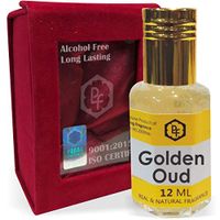 Parag Fragrances Golden Oud Attar 12ml With Precious Gift Pack|Best Attar For Man|Long Lasting Attar|Ittar|Attar|Perfume|Fragrance Oil|Gift For Man Also Available in 25ml/100ml/500ml