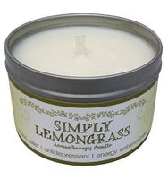 Our Own Candle Company Soy Wax Aromatherapy Candle, Simply Lemongrass, 6.5 Ounce