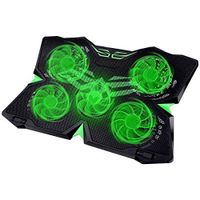 Futurebatt Laptop Cooler Cooling Pad for 14"-17" Laptops Stand - Slim Portable USB Powered Strong Wind 5 Fans for Gaming Mounts Quiet