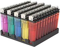 Classic Full Size Disposable Lighter Lot Wholesale Good Quality Different Quantity Lighters (50)