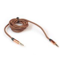 Gotd 3.5mm Stereo Car Auxiliary Audio Cable Male To Male for Smart Phone (Yellow)