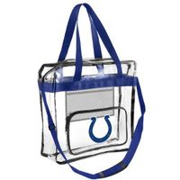 FOCO Indianapolis Colts NFL Clear HIGH END Messenger Bag