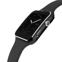 FITZ Curved Touch Screen Smartwatch with Camera, Bluetooth Smart Watch Phone for Android Smart Phones (Black)