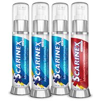 Scarinex: Advanced Scar Removal Cream & Gel (4 bottles: 3 scar gel + 1 skin rejuvenator)