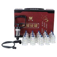 Qiterr Cupping Set, Suction Cup Jar Vacuum Massager Cupping Tool for Massage