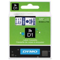 Genuine DYMO 3/8" (9mm) Blue on White D1 Label Tape for Electronic Dymo LabelManager 150 Label Maker