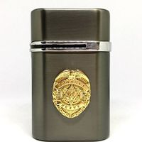 Law Enforcement Vector Thundra Desktop Lighter Triple Torch Cigar Lighter – Cigar Cutters by Jim