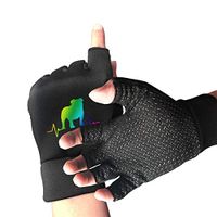 Women/Men English Bulldog Fingerless Gloves for Arthritis & Carpal Tunnel Pain Relief