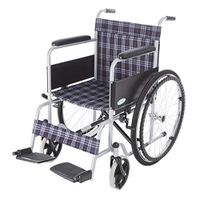 LBYMYB Folding Portable Manual Wheelchair Car Steel Pipe Spraying Elderly Disabled Scooter Wheelchair