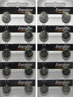 20 Energizer AG13 LR44 A76 L1154 Alkaline Battery With Long Shelf Life (Expire Date Marked)