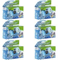 6 Pack - Fuji QuickSnap Waterproof Underwater One Time Use Disposable Cameras