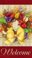 Paper Guest Napkin, Fall Wreath