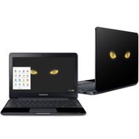 Mightyskins Skin Compatible with Samsung Chromebook 3 11.6" - Cat Eyes | Protective, Durable, and Unique Vinyl Decal Wrap Cover | Easy to Apply, Remove, and Change Styles | Made in The USA