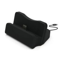 USB-C Type-C Cradle Charger Dock For sony Xperia XZ,OnePlus 5,Tuscom,120CM Coiled Cord (Black)