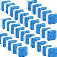 30 Pcs Solid Washing Machine Cleaner, Triple Decontamination Effervescent Cleaning Tablets Detergent Cleaner Washer Cleaner,Deep Cleaning Remover for Bath Kitchen Room