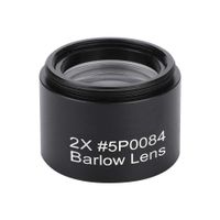 ASHATA Barlow Lens 2X Metal 1.25 Inch Astronomical M28.6 0.6 Thread Barlow Lens for Telescope Eyepieces