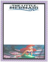 The Little Mermaid Smiling Stationery Printer Paper 26 Sheets