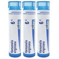Boiron Hamamelis virginiana 6c, 80 pellets, homeopathic Medicine for Hemorrhoids with Bursting Sensation, 3 Count