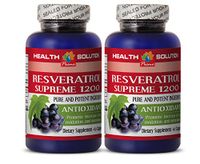 Memory Booster and Focus - RESVERATROL Supreme 1200 - Green Tea Capsules - 2 Bottle 120 Capsules