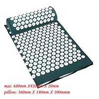 Elegant Massage Yoga Mat Acupressure Relieve Stress Back Body Pain Spike Mat Acupuncture Massage Yoga Mat with Pillow