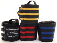 Parallel Breaker Wrist Wraps (Black/White) 24