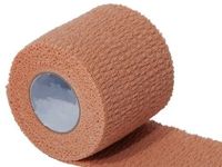 Cohesive Wrap Self-Adherent Bandage Wraps 1" x 5 yd 30 Rolls by Dukal - MS36210