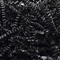 Aahs!! Engraving Paper Shred Crinkle & Filler for Gift Wraps (Black Shred, 2 Lb)