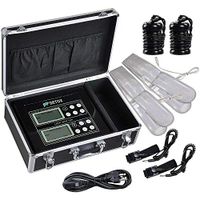 QiQiBaby Latest Professional Dual Ionic Ion Detox Machine Cell Ion Ionic Foot Bath SPA Cleanse CHI Model with 2 Arrays as Gift with Far Infrared Ray Belt Large LCD-110V-240V for Two People Use