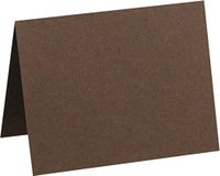 A7 Folded Card (5 1/8 x 7) - Chocolate Brown (250 Qty.)