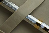 Sheaffer Prelude Signature Silver & 22kt Gold Snakeskin Pattern Medium Nib Fountain Pen Its Original Premium Design Gift Box. by A.T . CROSS /SHEAFFER