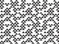 Kinetic Triangles Black White 240 Sheets, 20"x30"Sheets, Tissue Prints - WRAPS-P1432
