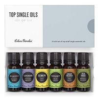 Edens Garden Top Essential Oil 6 Set, Best 100% Pure Aromatherapy Intro Kit (For Diffuser & Therapeutic Use), 10 ml