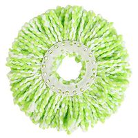 Sugoyi Head Mop, Spinning Mop Spinning Mops Head Microfiber Refill Magic Rotating 360° Mop for Cleaning(Green White)