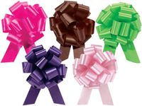 FASHION ASSORTMENT 5.5" Pull BowsPURPLE, BEAUTY, CHOC, CITRUS, PINK 2 unit, 50 pack per unit.