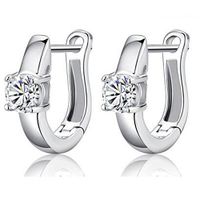 Women Rhinestone-studded Teardrop Studs Artificial Crystal with Bling Stone Fashion Drop Earring Jewelry (Steel)