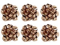 PMU Star Gift Bows 6 Inch Rose Gold (6/Pkg) Pkg/1
