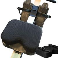 Shantan Rowing Machine Seat Cushion Memory Foam Washable Cover， Exercise Machine Attachments Sports Bicycle Memory Foam Cushion