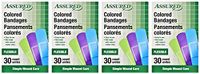 Neon Colored Flexible Adhesive Bandages, 4-pk (120 Bandages)