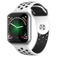 LFJNET F8 Bluetooth Smart Watch Heart Rate Monitor Calories Fitness Tracker Alarm Clock IP67 Waterproof Sports Smart Bracelet Silver