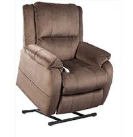 Mega Motion Windermere NM-2650 Three Position Chaise Lounger with Heat + Massage (Mushroom)