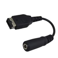 yunbox299 Audio Cable Cord Adapter Converter Cord, 3.5mm Earphone Headphone Adapter Cable Converter for Gameboy Advance SP GBA Black