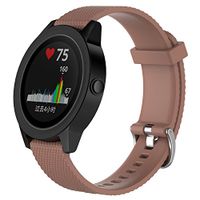 QGHXO Band for Garmin VivoActive 3, Soft Silicone Replacement Watch Band for Garmin VivoActive 3 / Garmin Vivoactive 3 Music/Garmin Forerunner 645 Music (No Tracker)