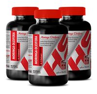 Natural Weight Loss for Women - Moringa OLEIFERA Extract - Immune Support for Women - 3 Bottle 180 Capsules