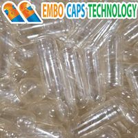 Capsules World - Empty Gelatin Capsules Clear 0 Size 1000 Count, Premium EMBO Caps Technology, Compatible with Capsule Filling Machine & Capsule Pill Gel Filler